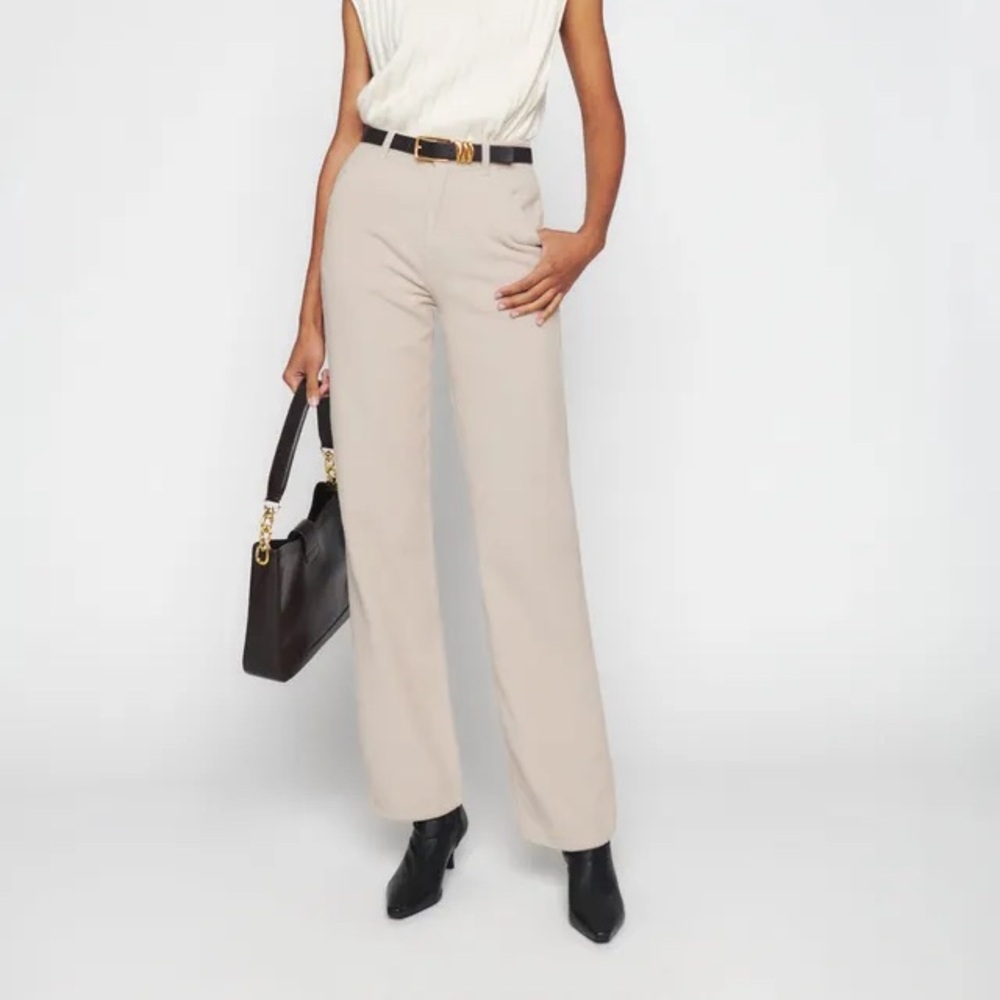 Reformation Wilder Painter High-Rise Wide Leg Corduroy Pants Size 27